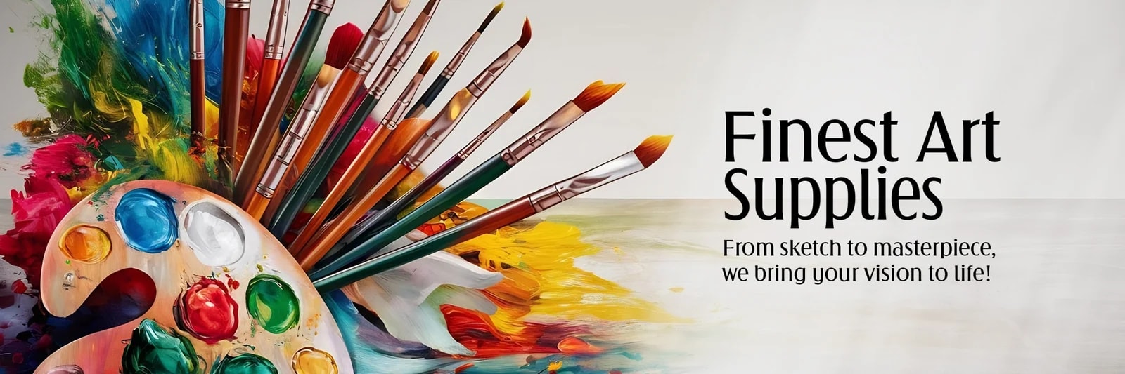 Finest Art Supplies. From sketch to masterpiece, we bring your vision to life.