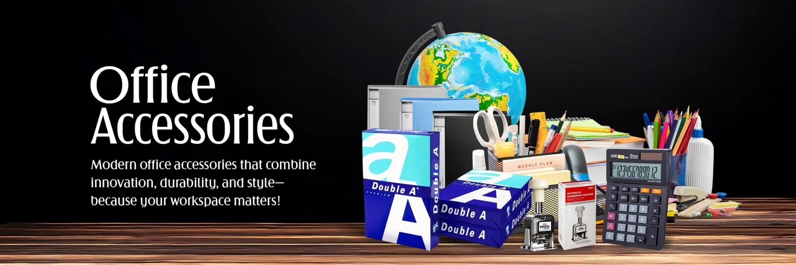 Office Accessories. Modern office accessories that combine innovation, durability, and style — because your workspace matters.